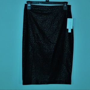 Cheetah print pencil skirt